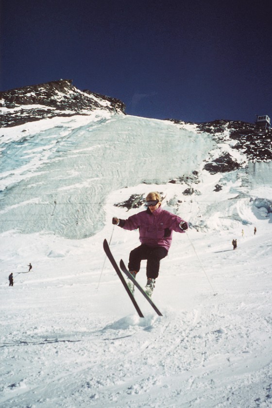 Ski Jumping. . Saas-Fee. .