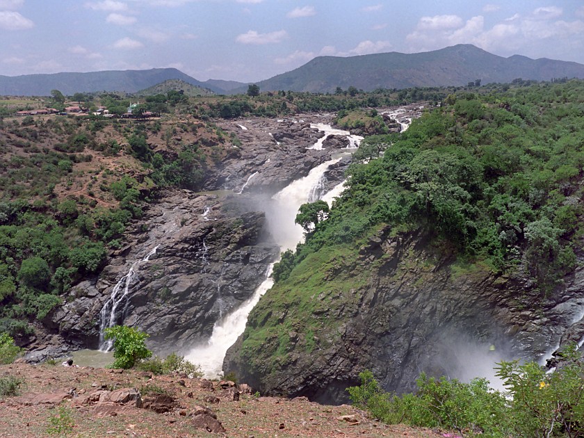 Trip to Mysore. Shivanasamudra Falls. near Mysore. .