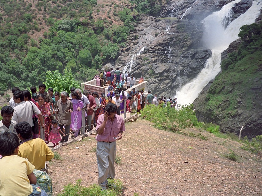 Trip to Mysore. Shivanasamudra Falls. near Mysore. .