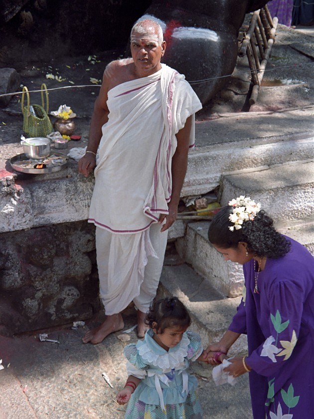 Trip to Mysore. Nandi, near Chamundeshwari Temple. Mysore. .