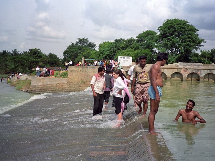 Trip to Mysore. Balmuri Falls. near Mysore. .