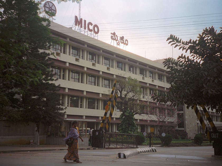 MICO Ltd in Adugodi. Main Gate and Administration Building. Bangalore. .