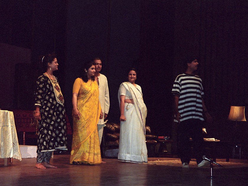 An Evening at the Bangalore Univerity. Play at the Bangalore University. Bangalore. .