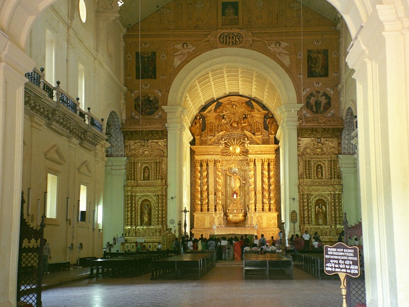 Trip to Goa. Basilica of Bom Jesus. Goa. .