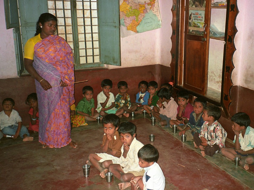 Siddapura Slum. Deepika Integrated Special School. Bangalore. .