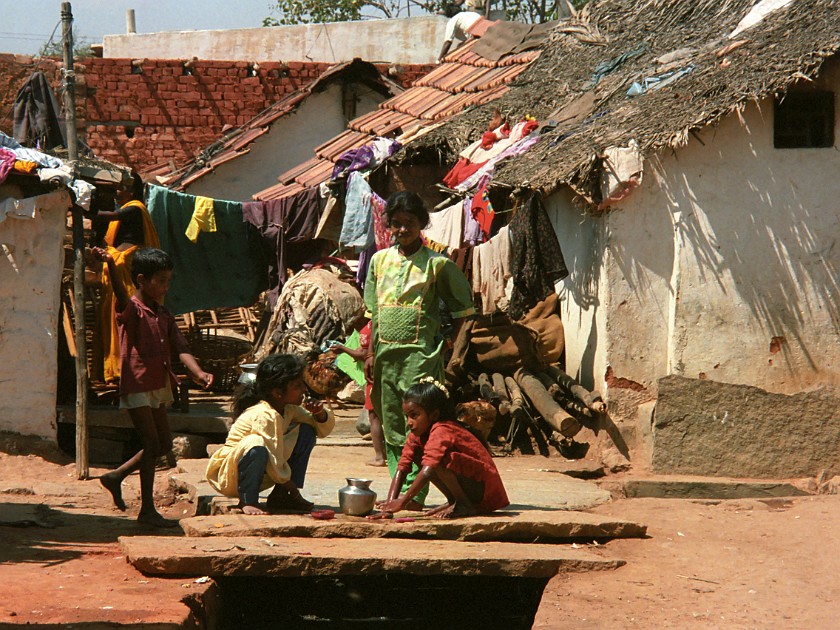 Siddapura Slum. Slum. Bangalore. .