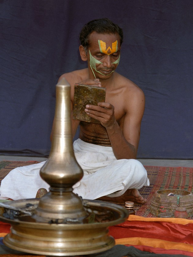 Trip to Kerala. Kathakali Dance. Eranakulam. .