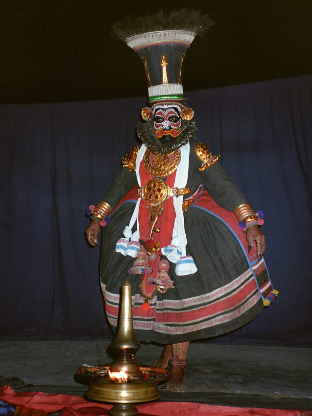 Trip to Kerala. Kathakali Dance. Eranakulam. .