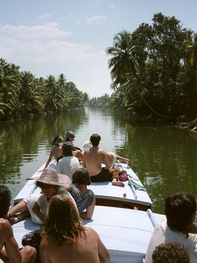 Trip to Kerala. Backwaters. near Alleppey. .