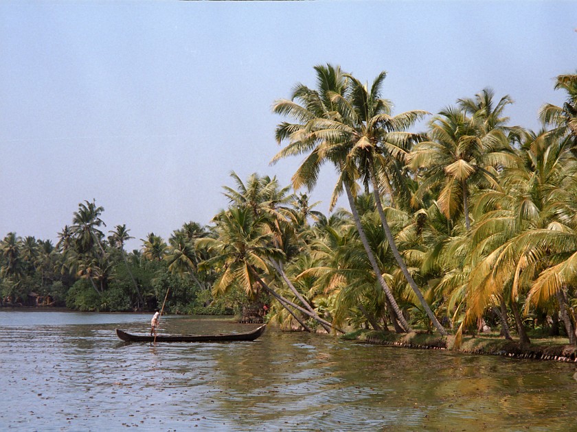 Trip to Kerala. Backwaters. near Alleppey. .