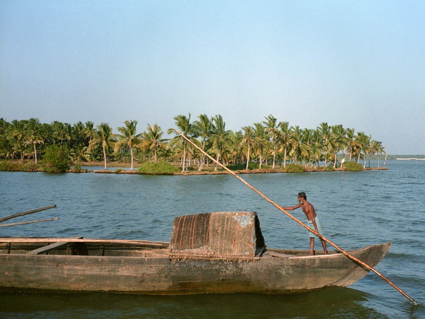 Trip to Kerala. Backwaters. near Alleppey. .