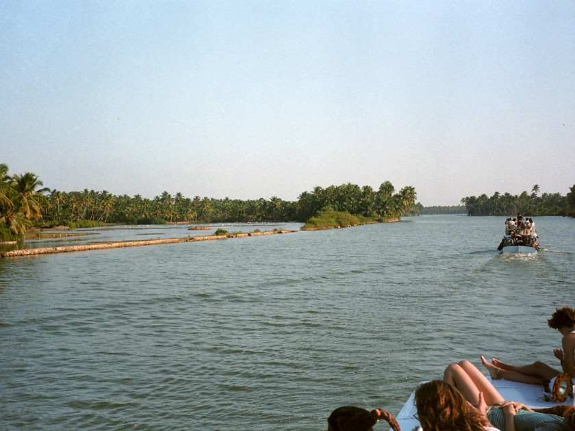 Trip to Kerala. Backwaters. near Alleppey. .