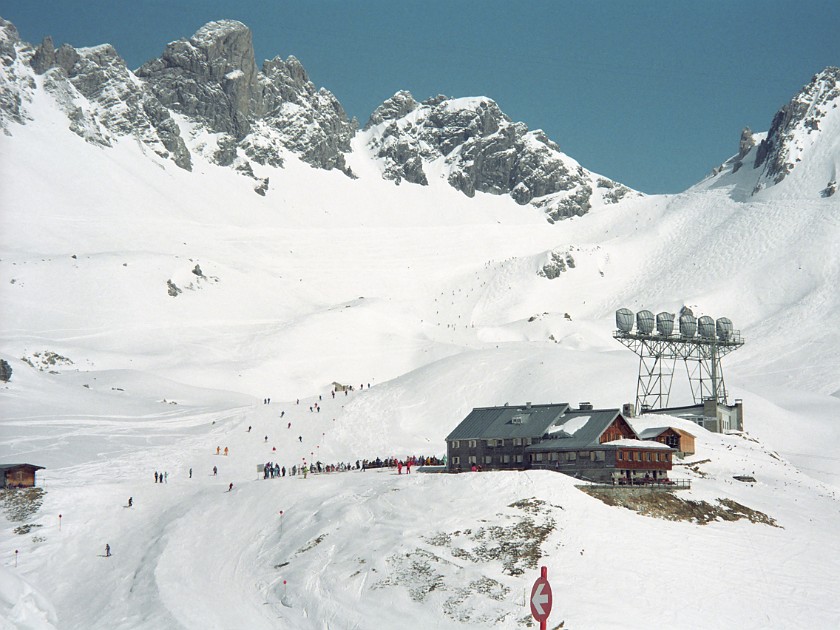 On the Slopes.  . Sankt Anton. .