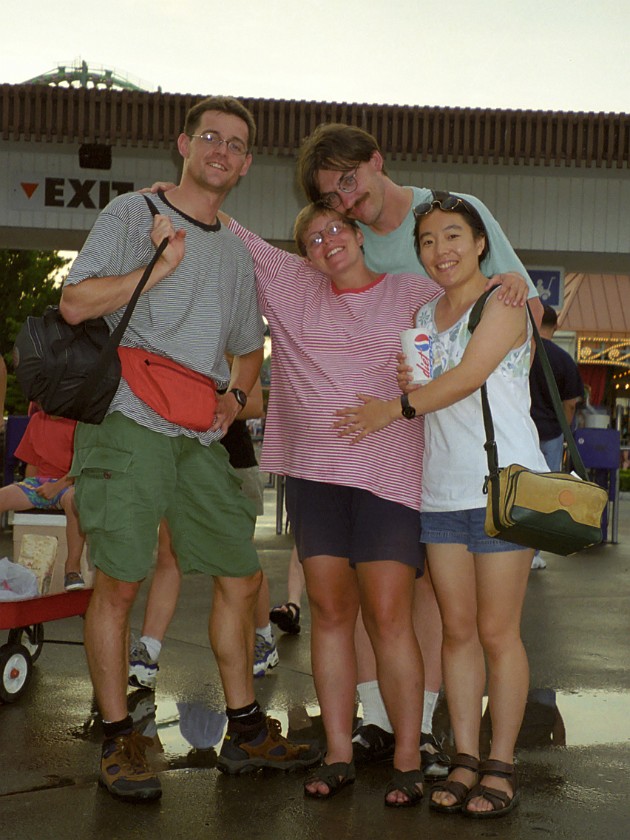 Cedar Point Amusement Park. Peter, Steffen, Heike, Jun. Sandusky. .