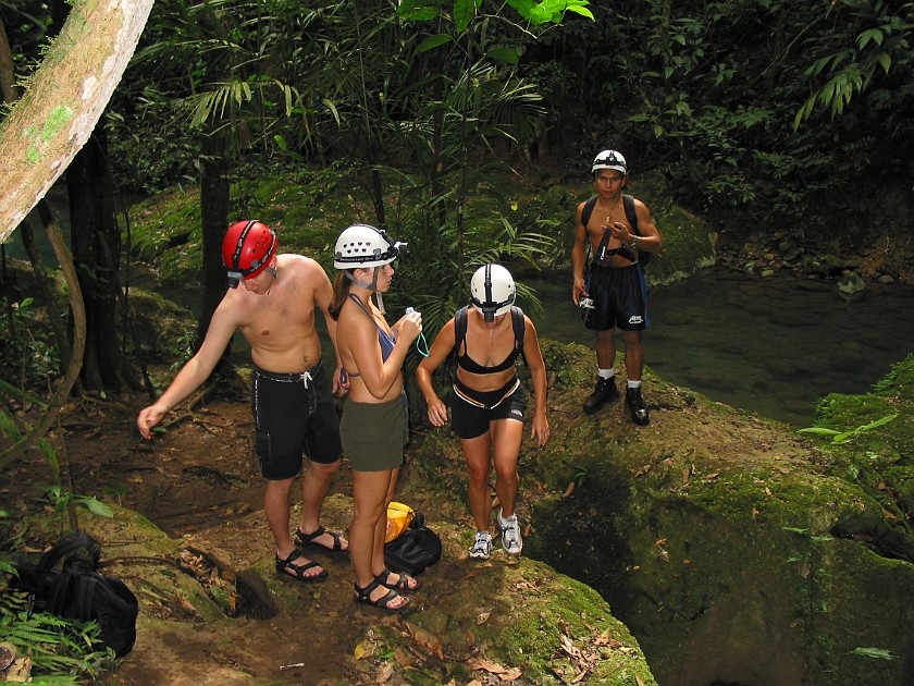 Actun Tunichil Muknal Cave Tour. Cave Entry. near San Ignacio. .