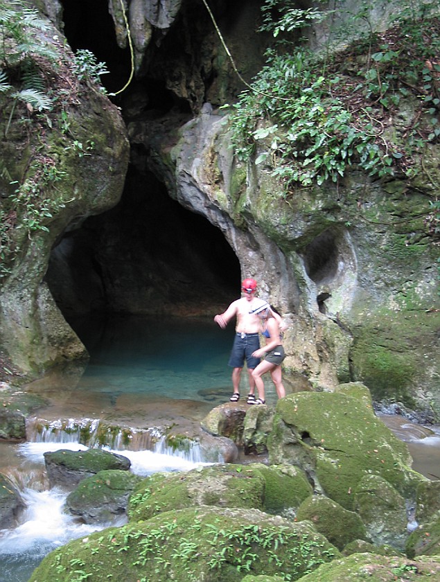 Actun Tunichil Muknal Cave Tour. Cave Entry. near San Ignacio. .