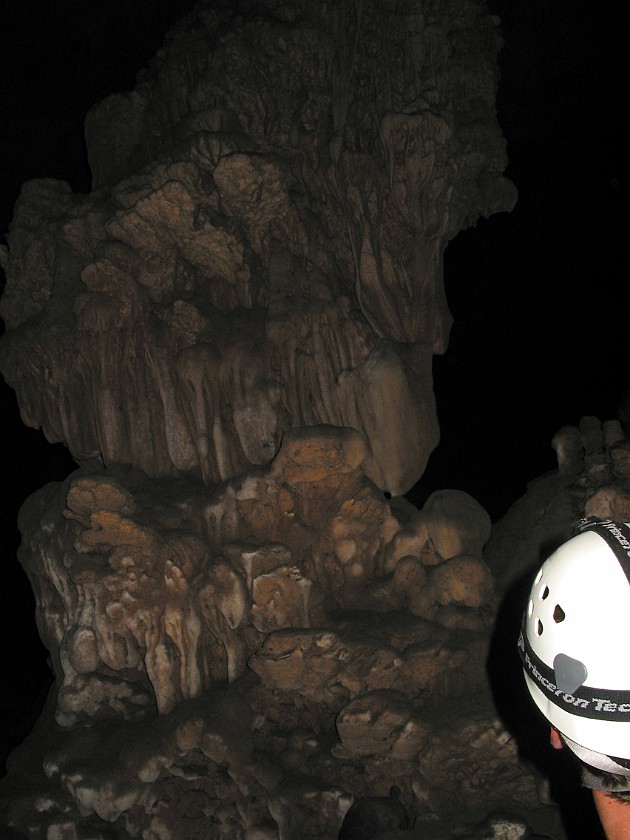 Actun Tunichil Muknal Cave Tour. Stalagmites. near San Ignacio. .