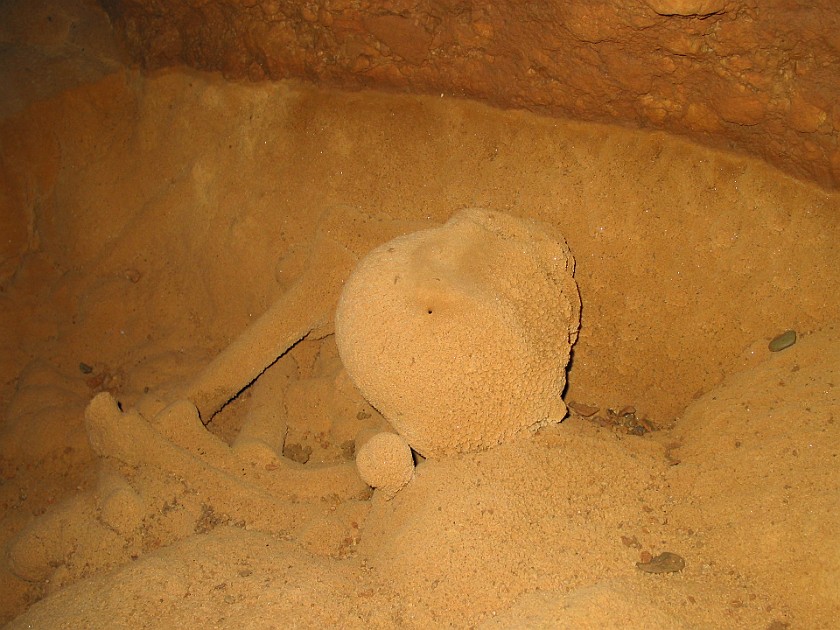 Actun Tunichil Muknal Cave Tour. Skull. near San Ignacio. .