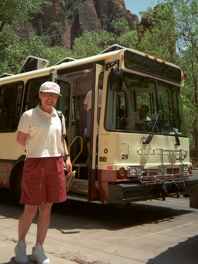 Zion National Park. Bus. Zion National Park. .