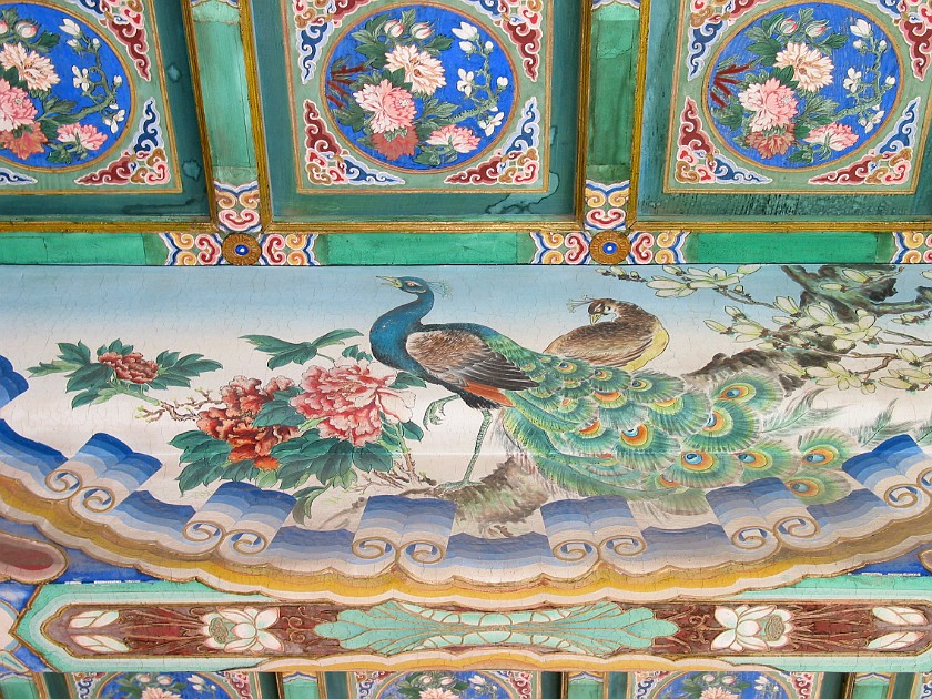 Yiheyuan (Summer Palace). Wall Paintings at Jingfuge (Pavilion of Great Happiness). Beijing. .