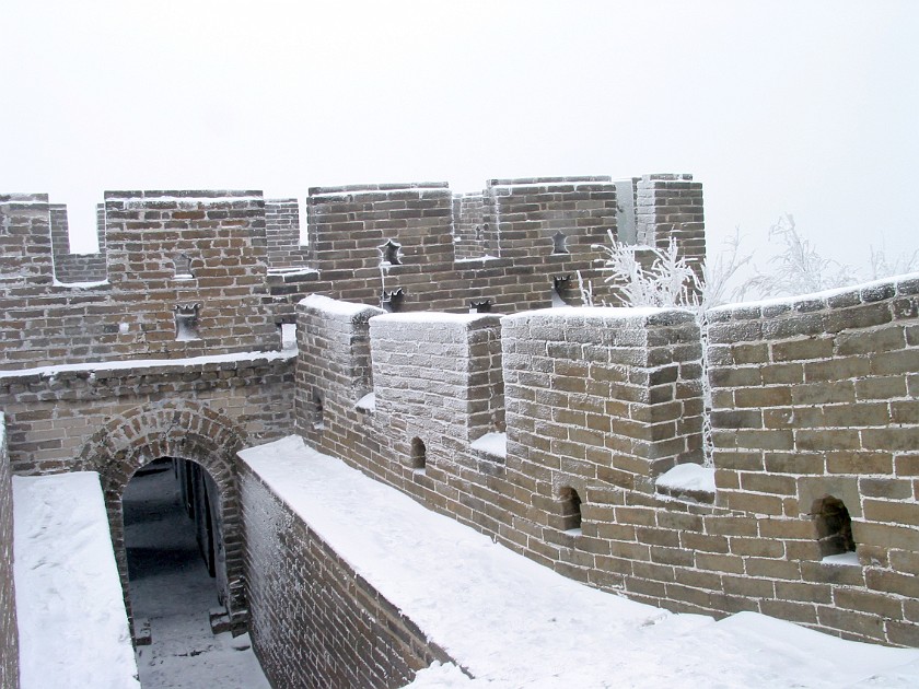 The Great Wall at Badaling. Beacon Tower. Beijing. .