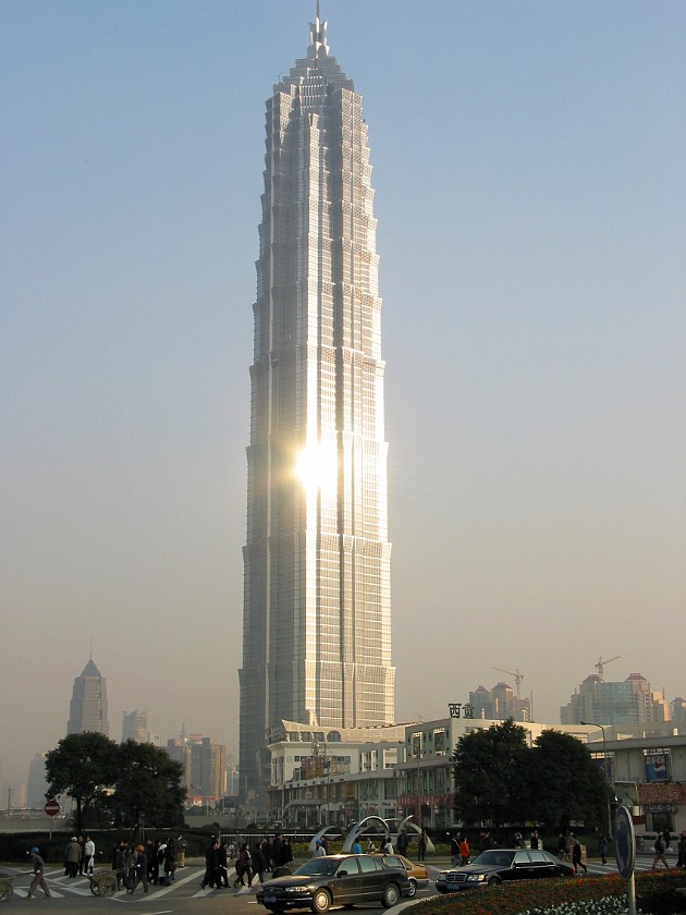 Shanghai. Jinmao Building (90 storeys, 460 m). Shanghai. .