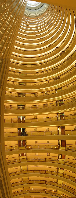Shanghai. Inside Jinmao Building, Grand Hyatt Shanghai Hotel, 68th Floor. Shanghai. .