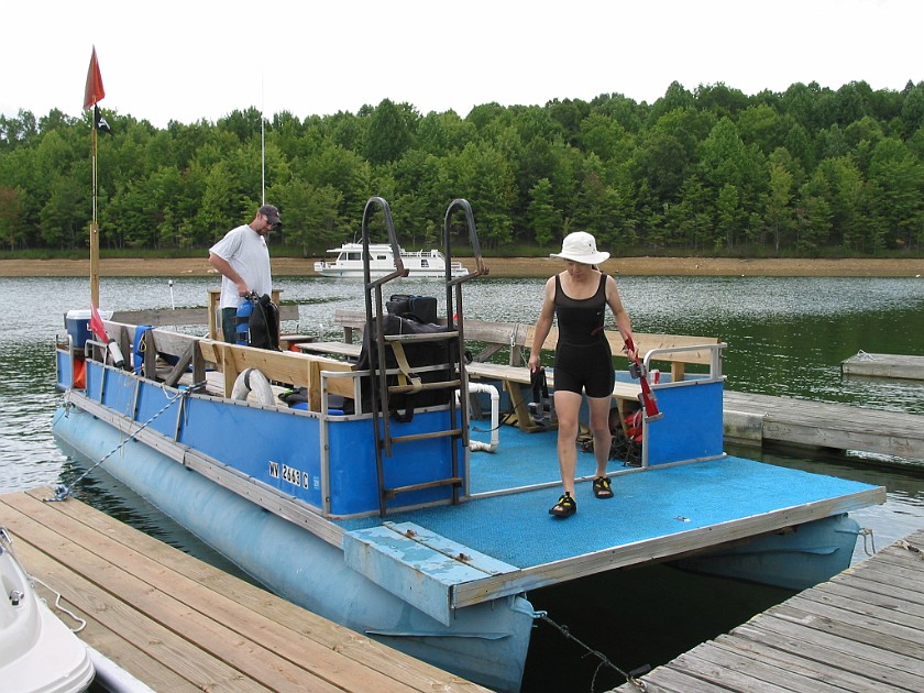 Diving at Summersville Lake. Dive Float. Summersville. .
