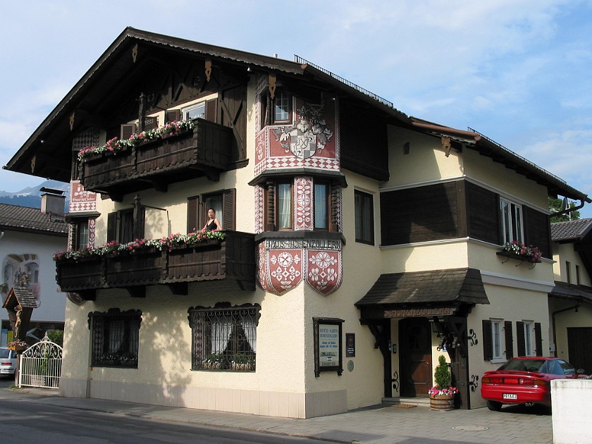Garmisch-Partenkirchen and Zugspitze. Hotel Haus Hohenzollern. Garmisch-Partenkirchen. .