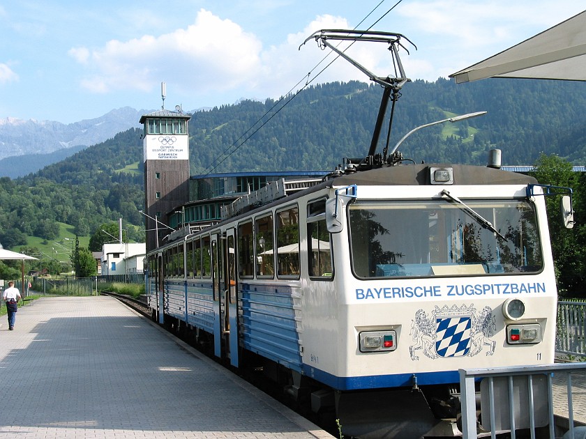 Garmisch-Partenkirchen and Zugspitze. Train to the Zugspitze. Garmisch-Partenkirchen. .