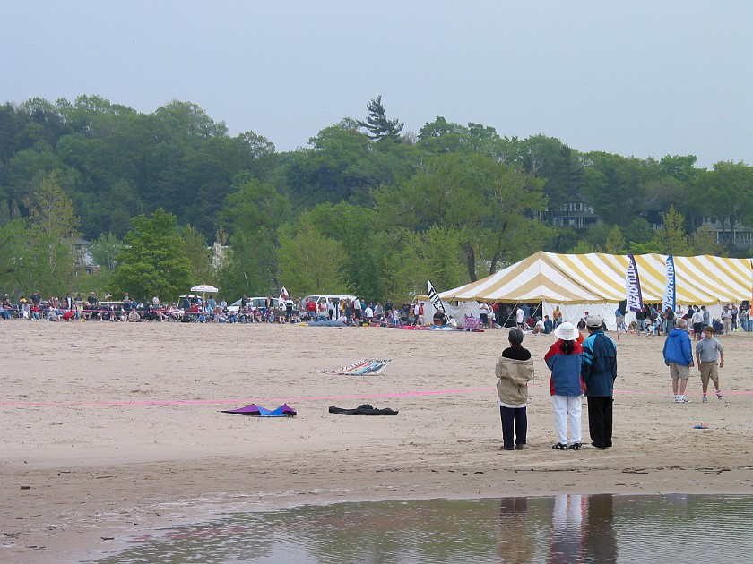 Grand Haven Kite Festival. Beach. Grand Haven. .
