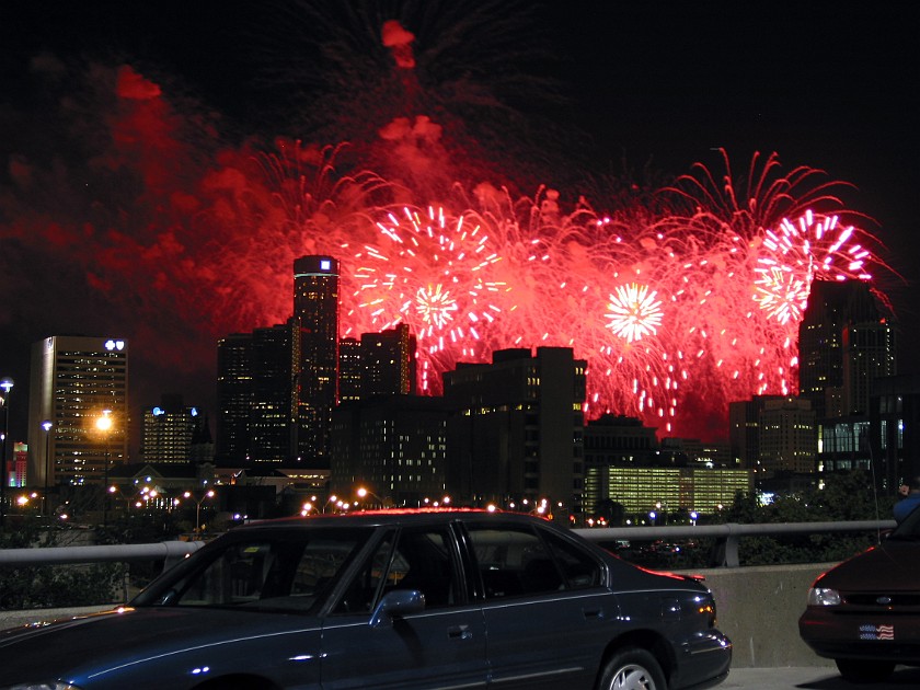 Independence Day Fireworks of Detroit and Windsor. Fireworks. Detroit. .