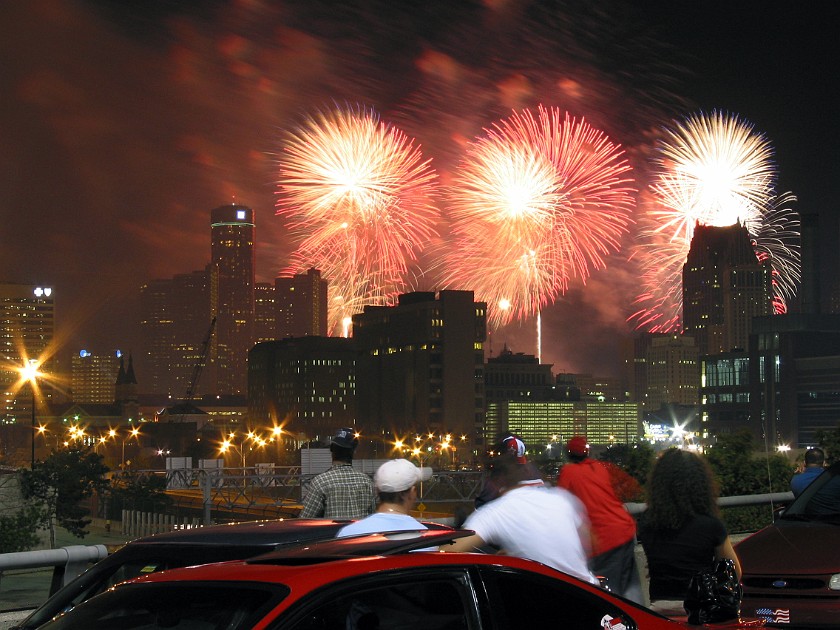 Independence Day Fireworks of Detroit and Windsor. Fireworks. Detroit. .