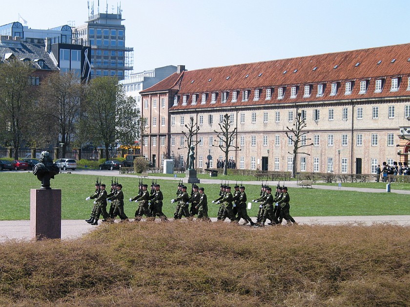 Copenhagen. Military Base near Rosenborg Slot. Copenhagen. .
