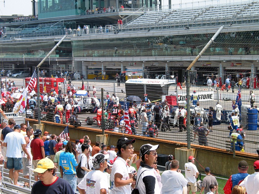 Formula 1 US Grand Prix, Indianapolis Motor Speedway. Start Grid. Indianapolis. .