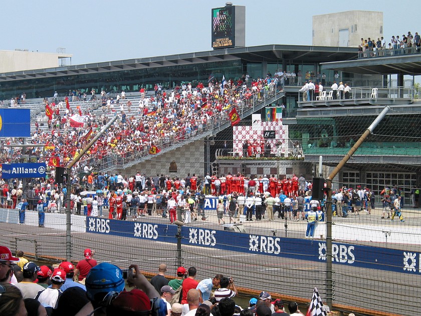 Formula 1 US Grand Prix, Indianapolis Motor Speedway. Victory Celebration. Indianapolis. .