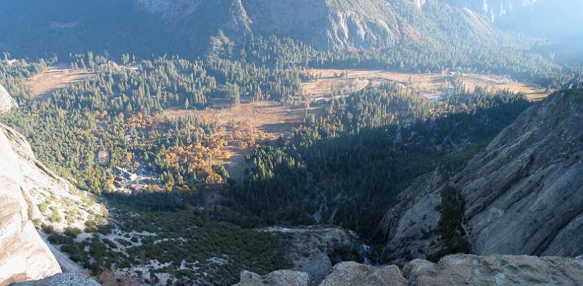 Yosemite National Park. Yosemite Valley from the Top of Upper Yosemite Fall. Yosemite National Park. .