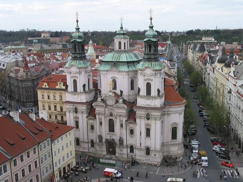Staré Mesto (Old Town). Kostel Sv. Mikuláse (Chruch of St. Nicholas). Prague. .