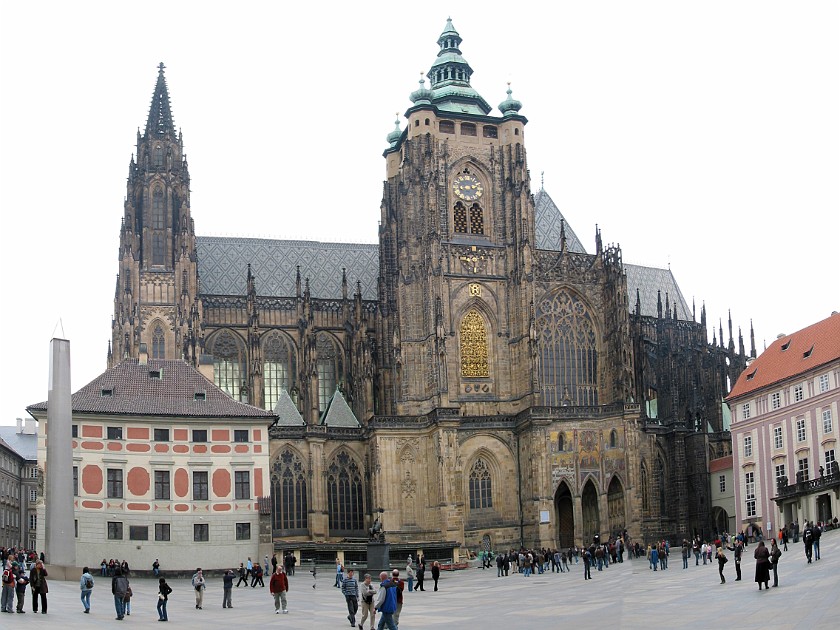 Pražský Hrad (Prague Castle). St. Vitus Cathedral. Prague. .