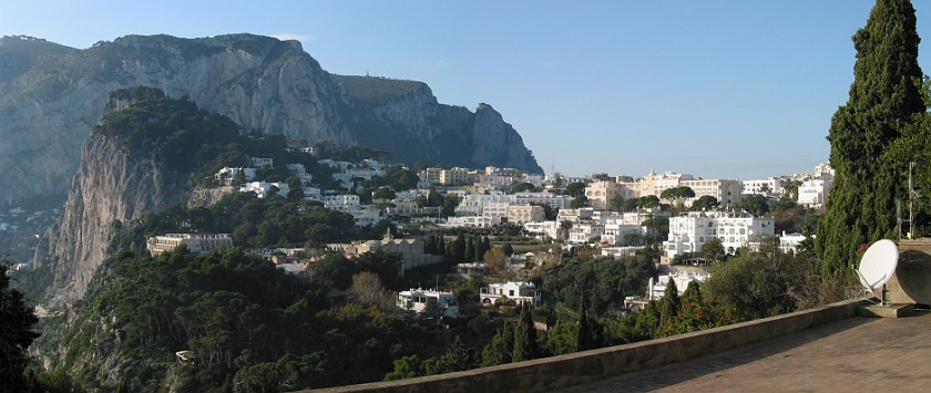 Capri. View from Via Tragara. Capri. .