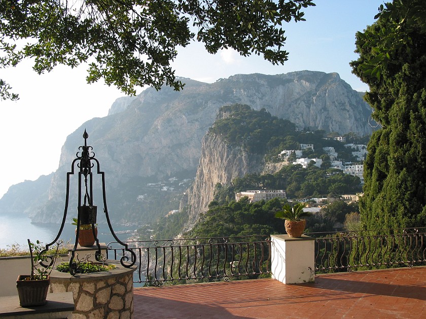 Capri. View from Via Tragara. Capri. .