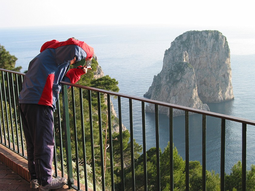 Capri. View from Via Tragara. Capri. .