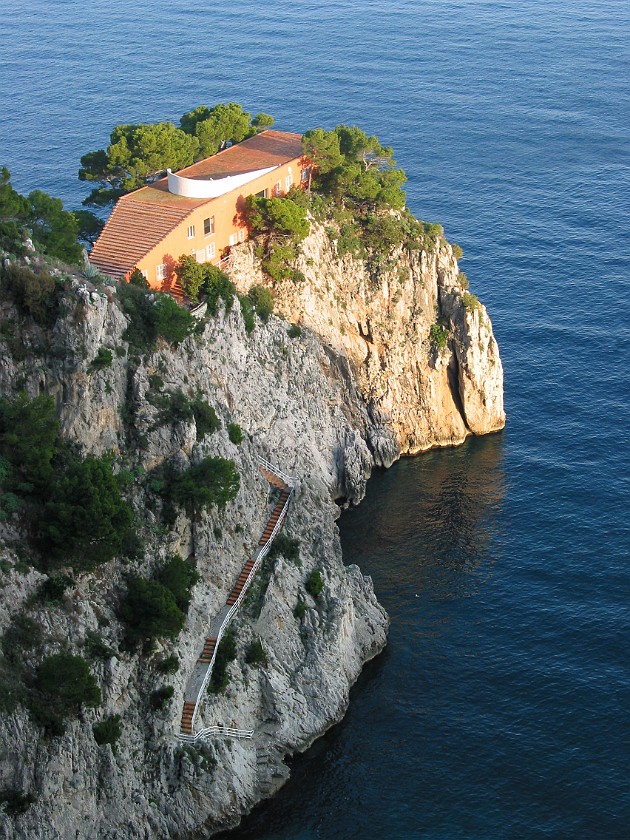 Capri. View from Via Pizzolungo. Capri. .