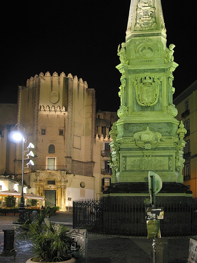 Spaccanapoli. Chiesa di San Domenico Maggiore. Naples. .