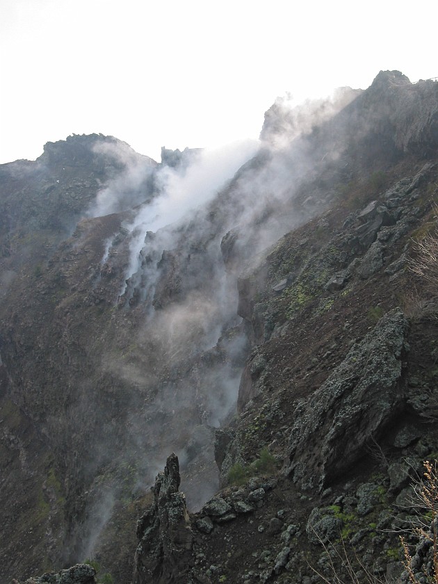 Mount Vesuvius. Vulcano. near Naples. .