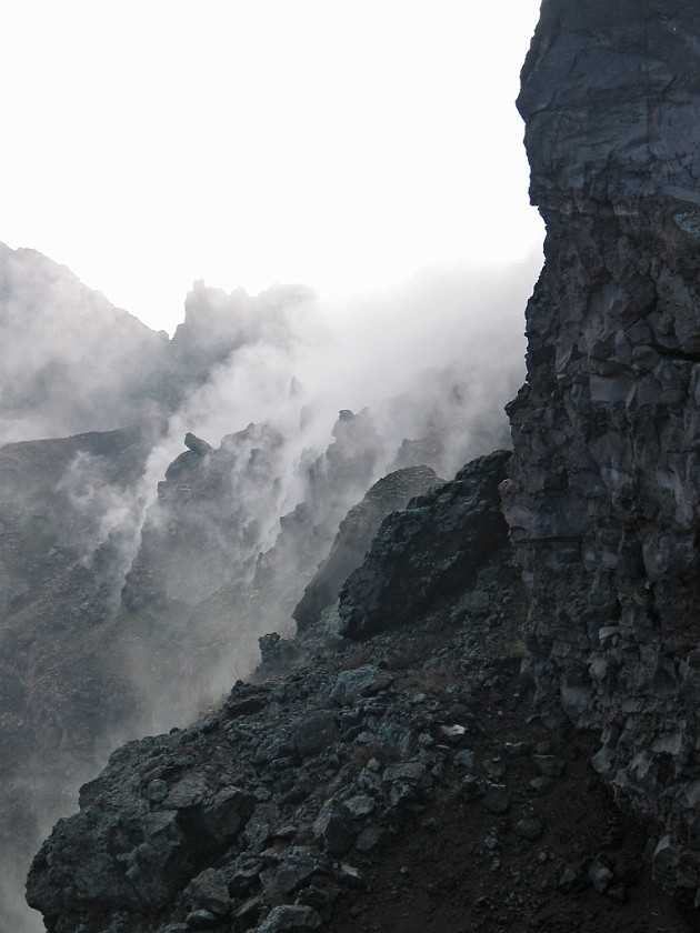 Mount Vesuvius. Vulcano. near Naples. .