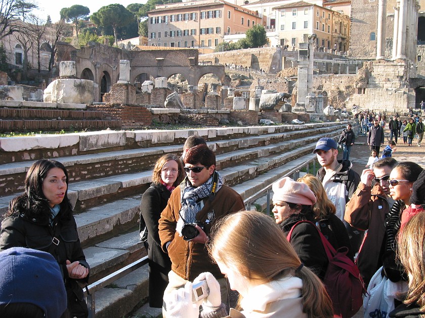 Roman Forum. Via Sacra, Roman Forum. Rome. .