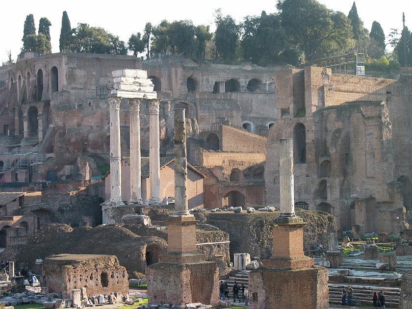 Roman Forum. Casa delle Vestali, Palatine Hill. Rome. .