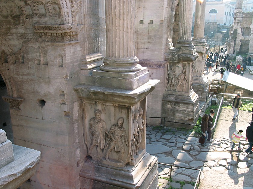 Roman Forum. Arco di Settimio Severo. Rome. .