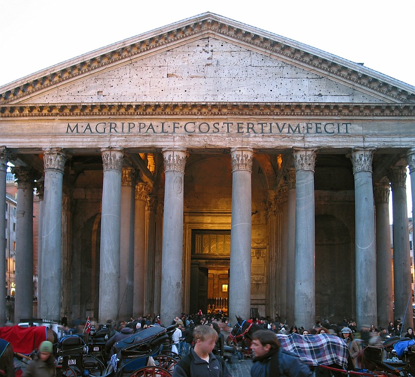 Centro Storico of Rome. Pantheon. Rome. .